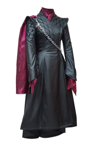 Daenerys Targaryen Halloween Costume With Cape For Adult