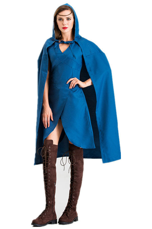 Game of Thrones Daenerys Targaryen Blue Costume Dress For Women