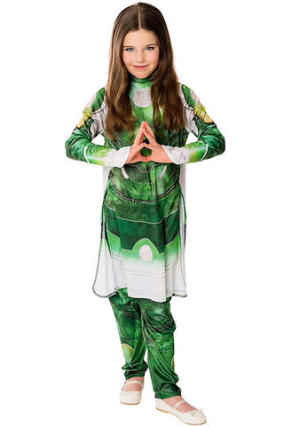Eternals Sersi Green Battle Suit Halloween Costume