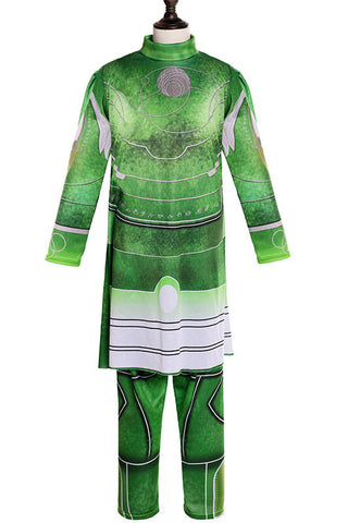 Eternals Sersi Green Battle Suit Halloween Costume