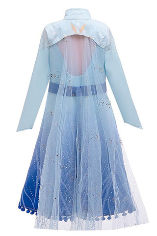 Frozen 2 Elsa Dress Costume For Girls