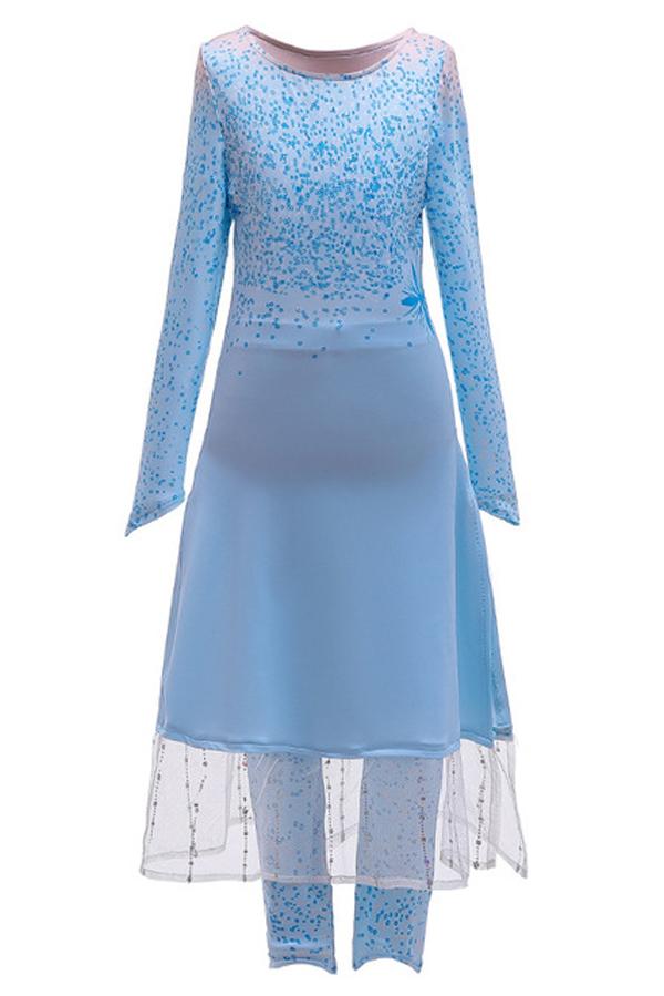 Frozen 2 Elsa Dress Costume For Girls