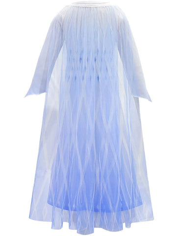 Frozen 2 Elsa White Dress Costume For Girls