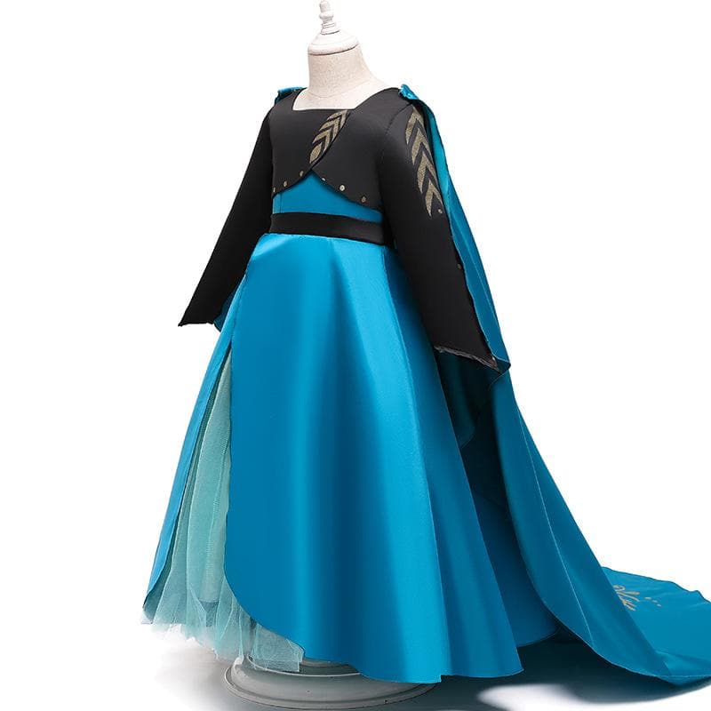 Frozen 2 Queen Anna Coronation Dress Costume For Girls