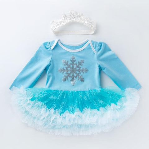 Frozen Elsa Romper Dress For Baby