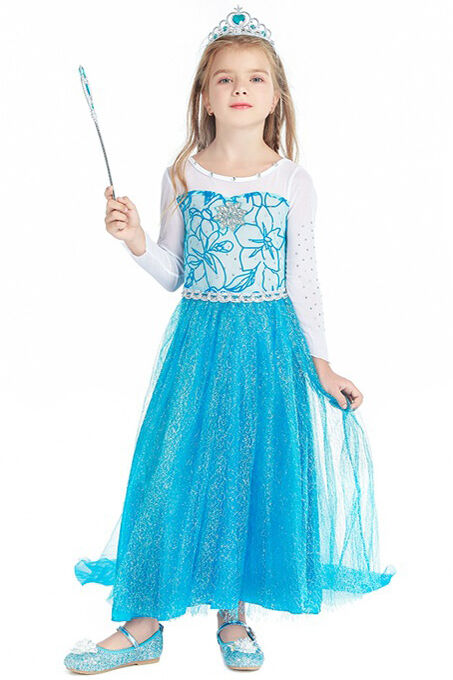 Frozen Elsa Dress For Kids Girls