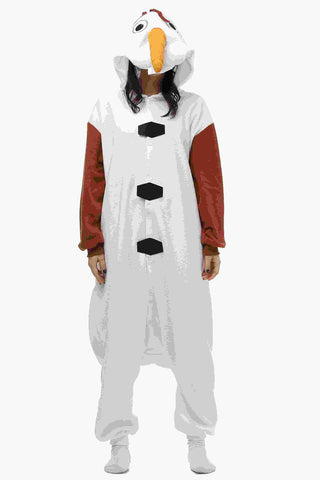 Olaf Onesie Costume for Adult