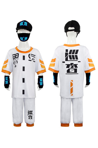 Game For Peace Inspectors Short Sleeve Cosplay Costume For Kids