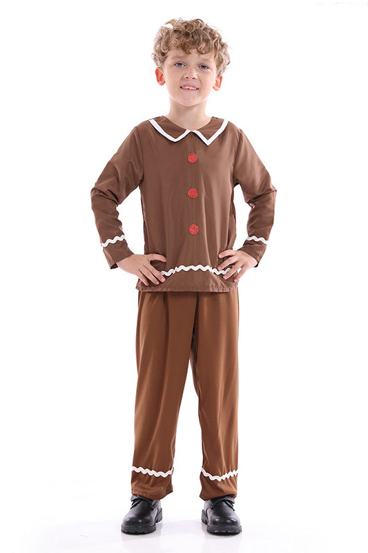 Gingerbread Man Halloween Costume for Kids