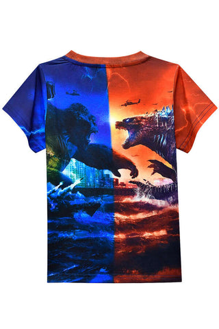 Godzilla vs Kong T-Shirt For Boys Kids