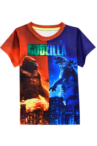 Godzilla vs Kong T-Shirt For Boys Kids