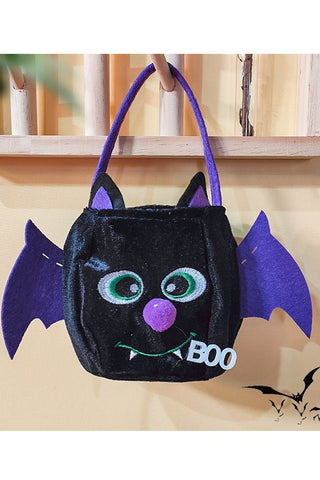 Halloween Candy Bag, Round Pumpkin Handbag for Kids