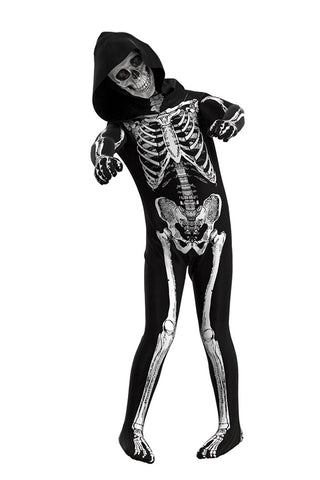 Halloween 3D Skeleton Bodysuit Costumes For Adult And Kids