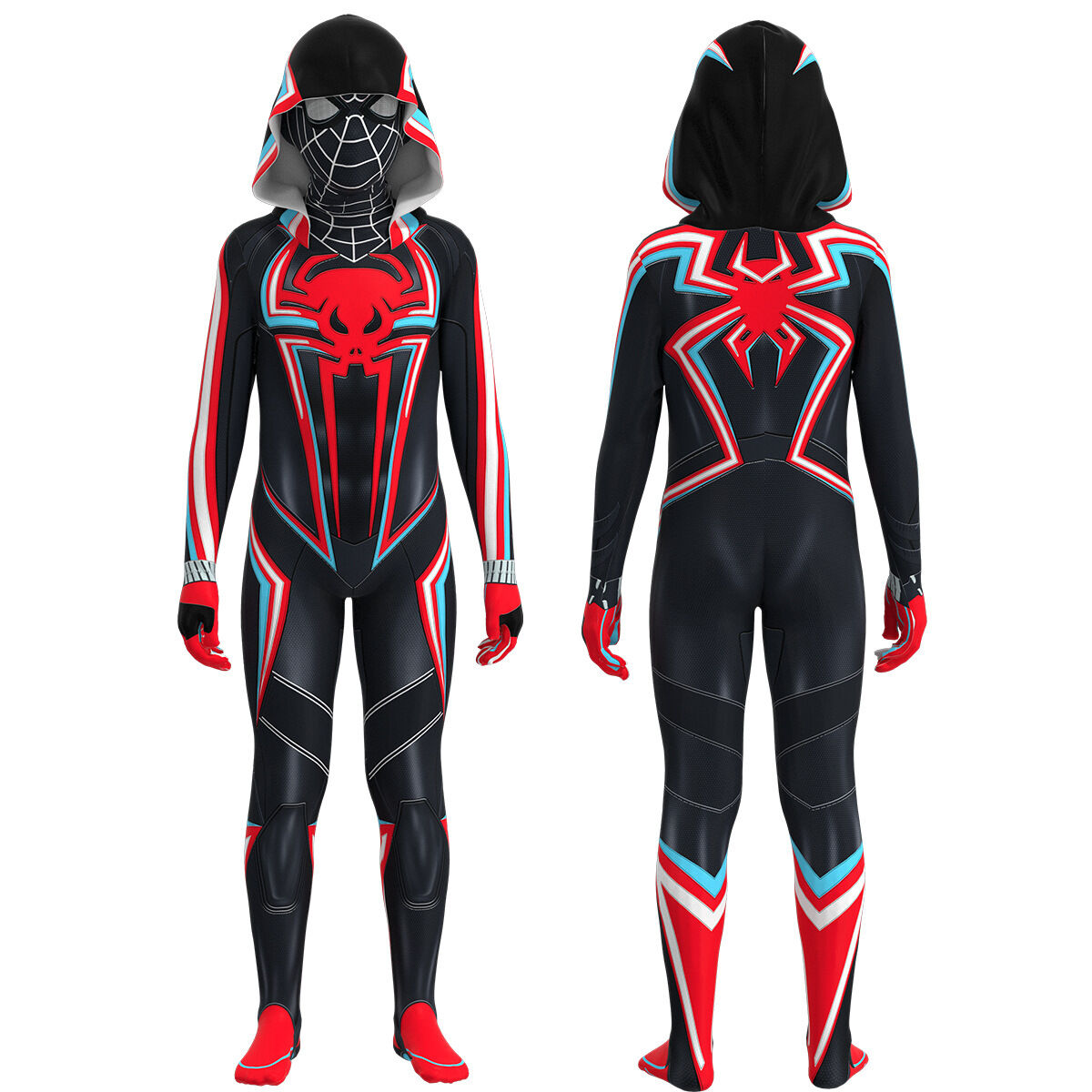 Miles Morales Spiderman Costume for Boys & Adult Men. – Hallowitch