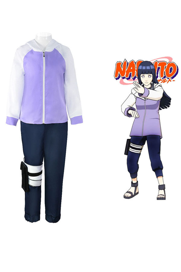 Naruto Hinata Hyuga Cosplay Costume Set For Adult