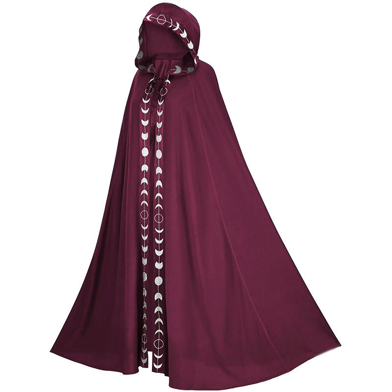 Hooded Medieval Cloak Costume