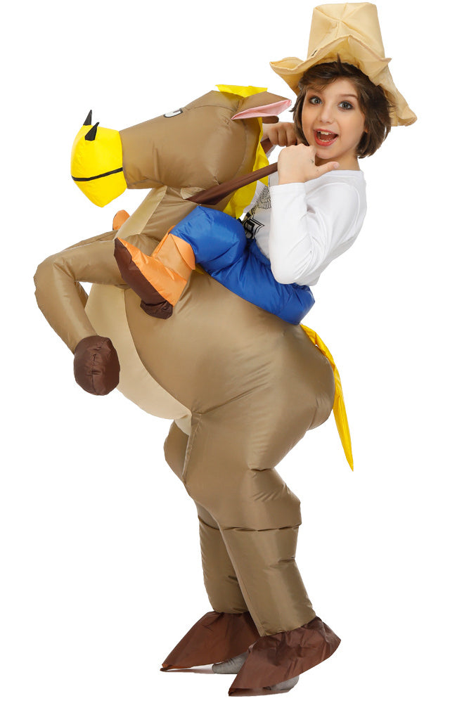 Kid's Inflatable Horse Rider Costume