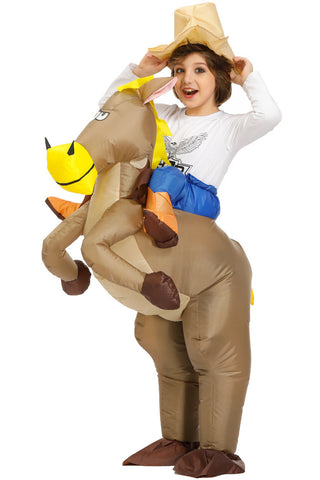 Kid's Inflatable Horse Rider Costume