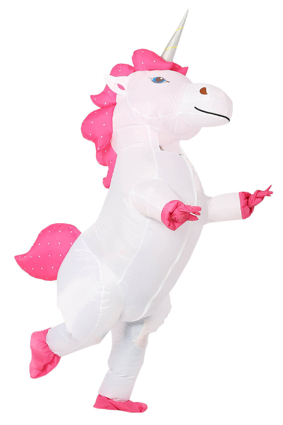 Adult Inflatable White Unicorn Costume