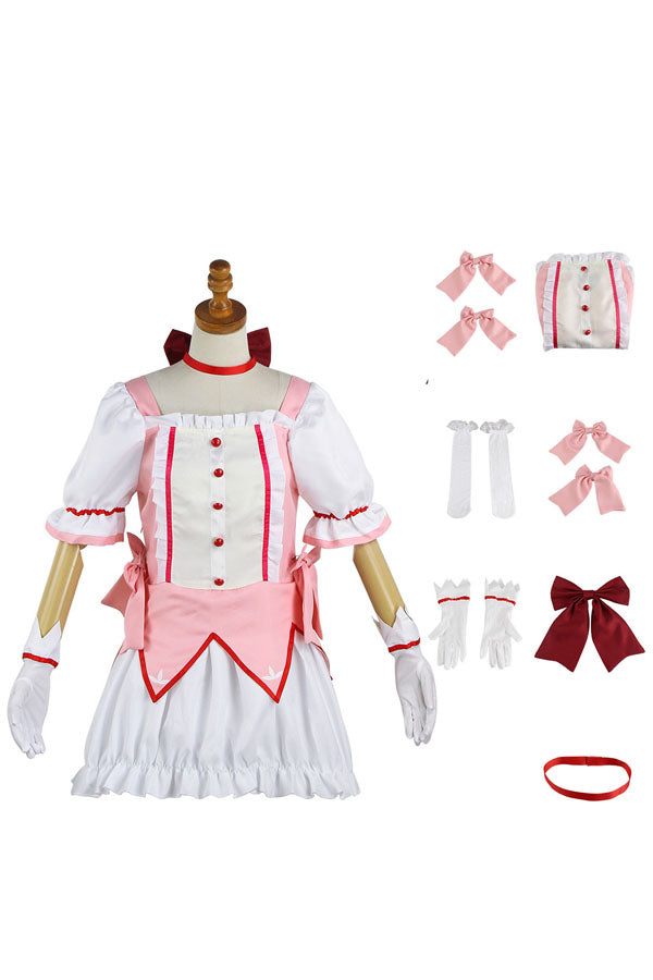 Magic Girl Kaname Madoka Cosplay Costume for Women