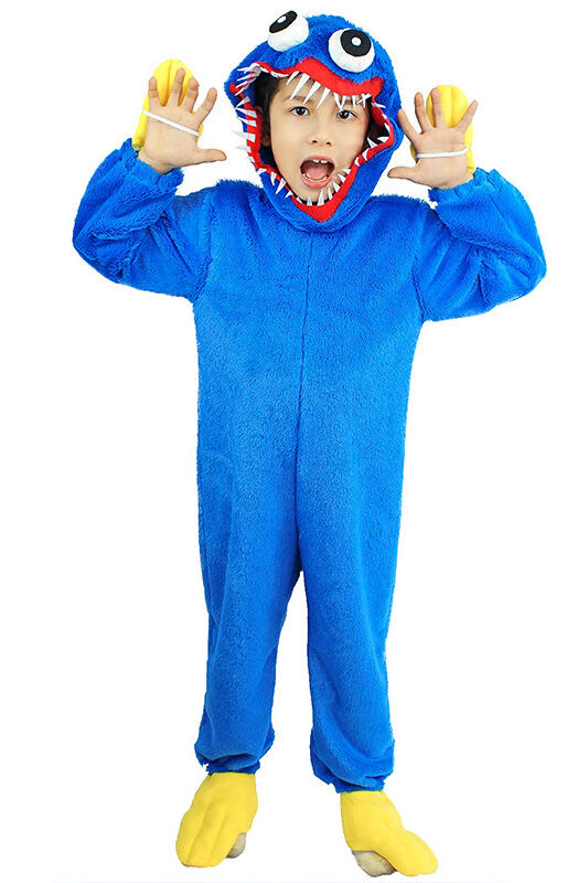 Kids Huggy Wuggy Costume Poppy Playtime For Halloween