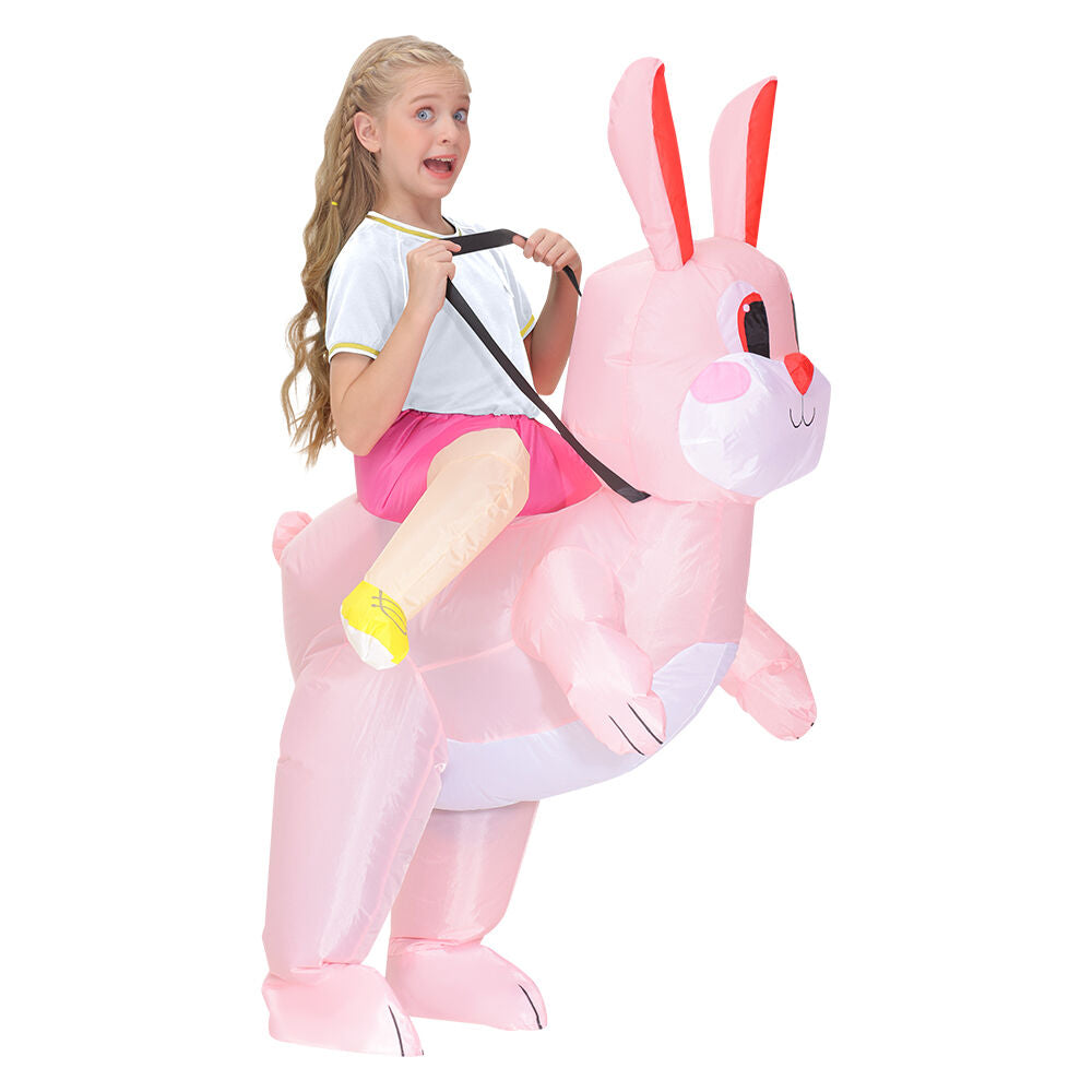 Kids Inflatable Ride On Bunny Costume for Easter and Halloween