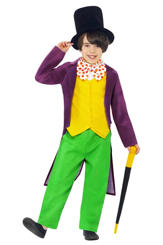 Willy Wonka Costume For Kids. Charlie and The Chocolate Factory