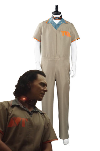 Loki Prison Uniform Halloween Suit Costume