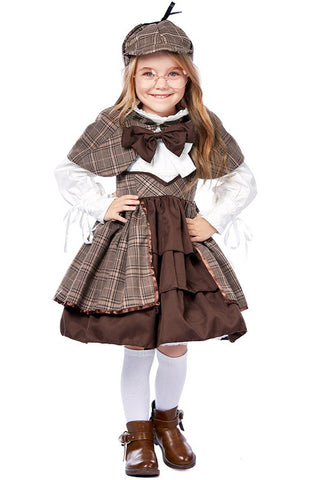 Lolita Detective Suit for Kids, Holmes Suit Halloween Costume