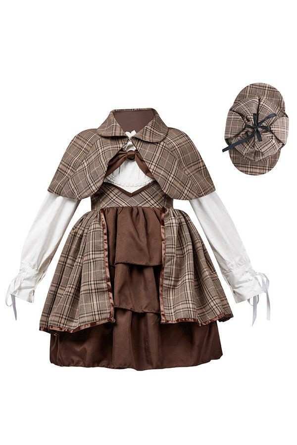 Lolita Detective Suit for Kids, Holmes Suit Halloween Costume