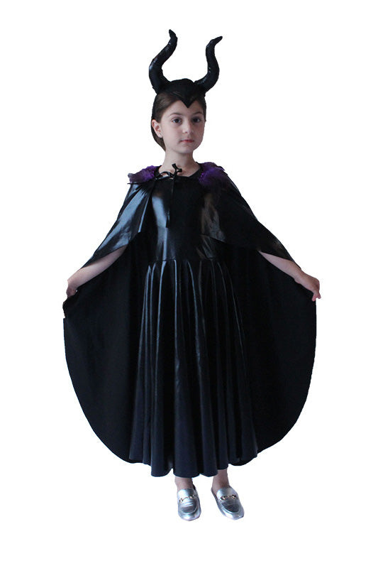 Maleficent Costume Dress For Kids
