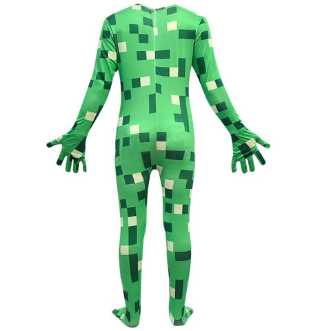 Minecraft Creeper Costume for Kids Boys Halloween