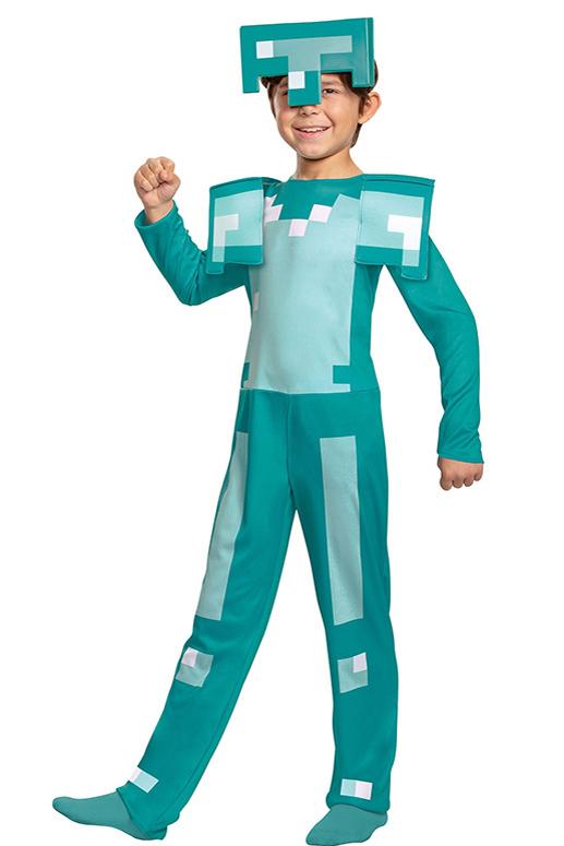 Minecraft Diamond Armor Costume For Kids