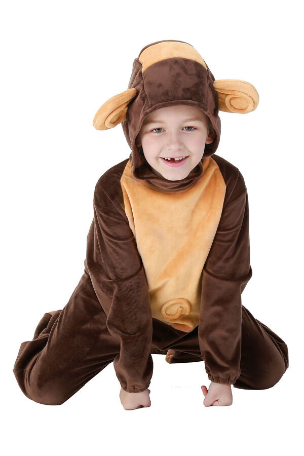 Monkey Onesie Animal Costume For Kids
