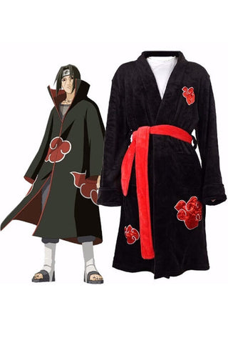 Naruto Akatsuki Group Bathrobe Costume