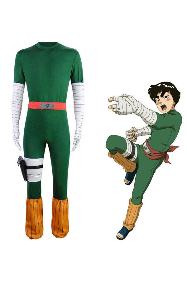 Naruto Rock Lee Cosplay Costume For Adult
