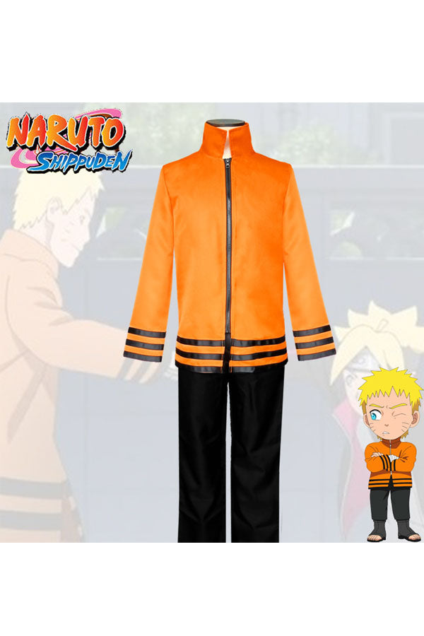 Cosplay Naruto Uzumaki 7th Costume Set For Adult
