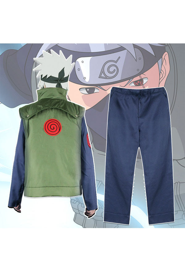 Cosplay Naruto Kakashi Hatake Costume Set For Adult