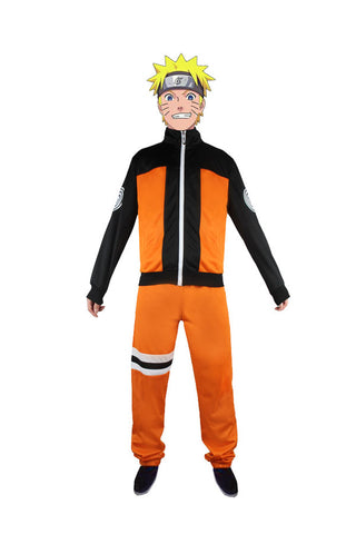Cosplay Naruto Uzumaki Costume Set For Adult