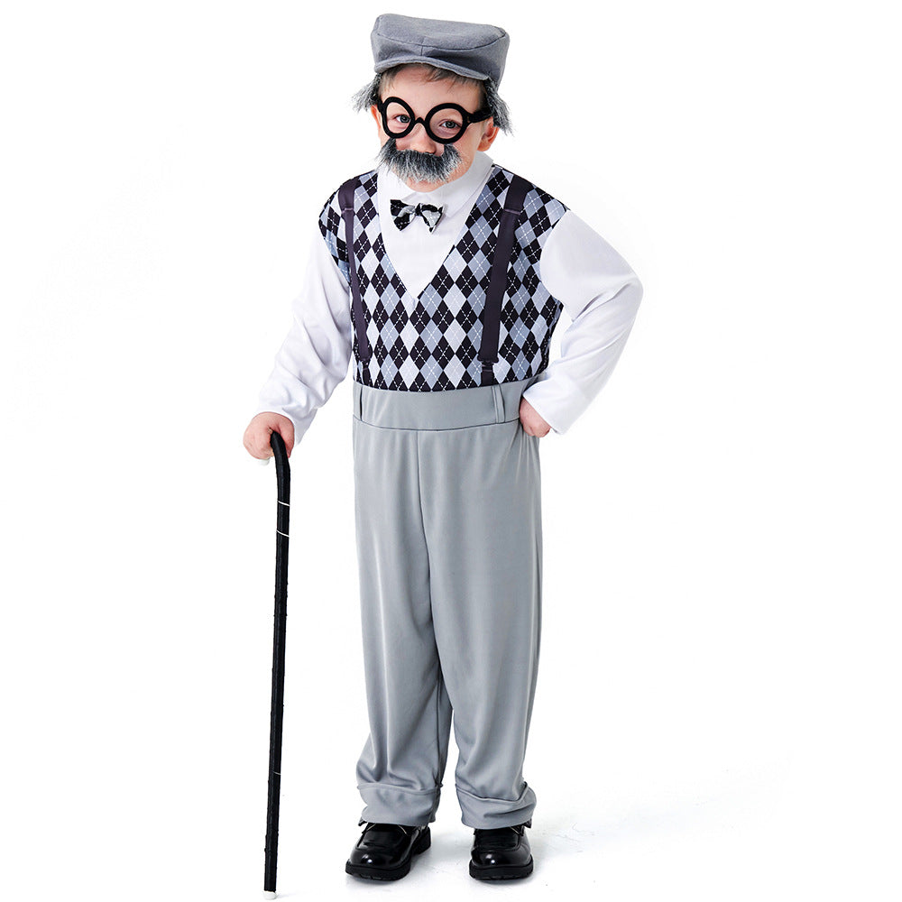 Boys' Old Man Costume, Grandpa Costume