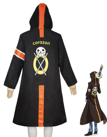 One Piece Trafalgar Law Cloak Cosplay Costume