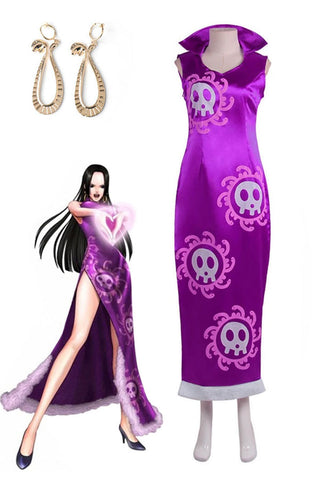 One Piece Boa Hancock Dress Cosplay Costume