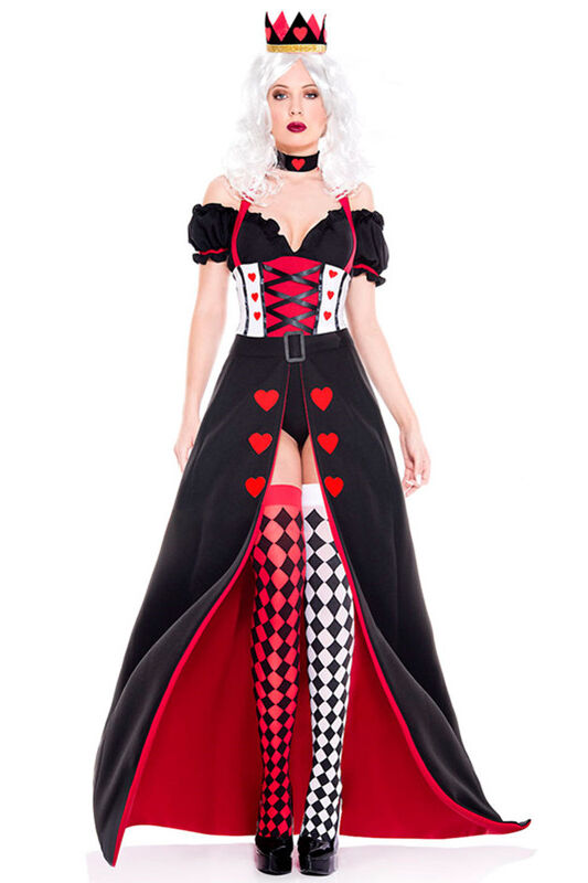 Queen of Hearts Dress Costume Alice in Wonderland