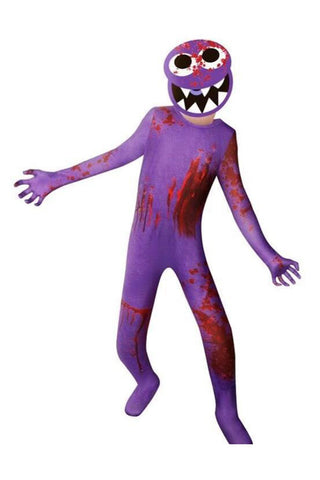 Kids' Rainbow Friends Purple Monster Halloween Costume
