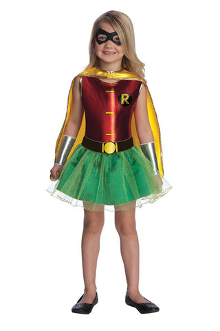 Superhero Justice League Robin Dress For Girls