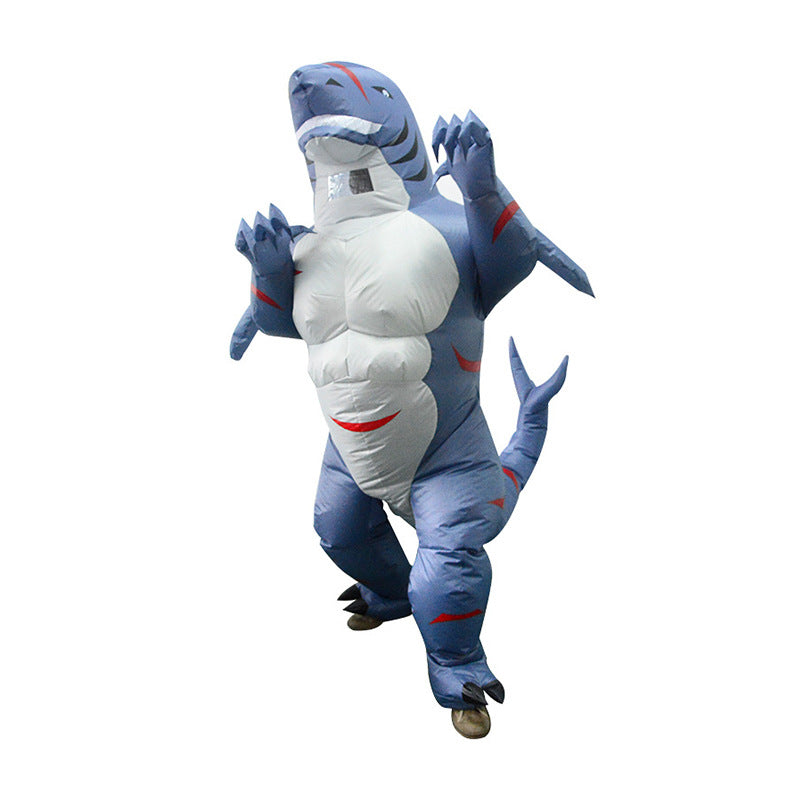Adult Inflatable King Shark  Costume