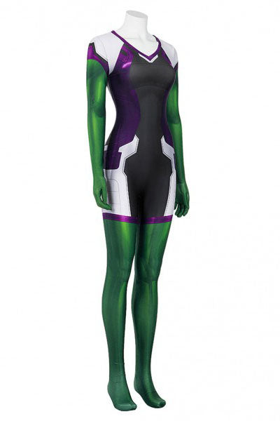 She Hulk Jumpsuit Outfits Cosplay Costume
