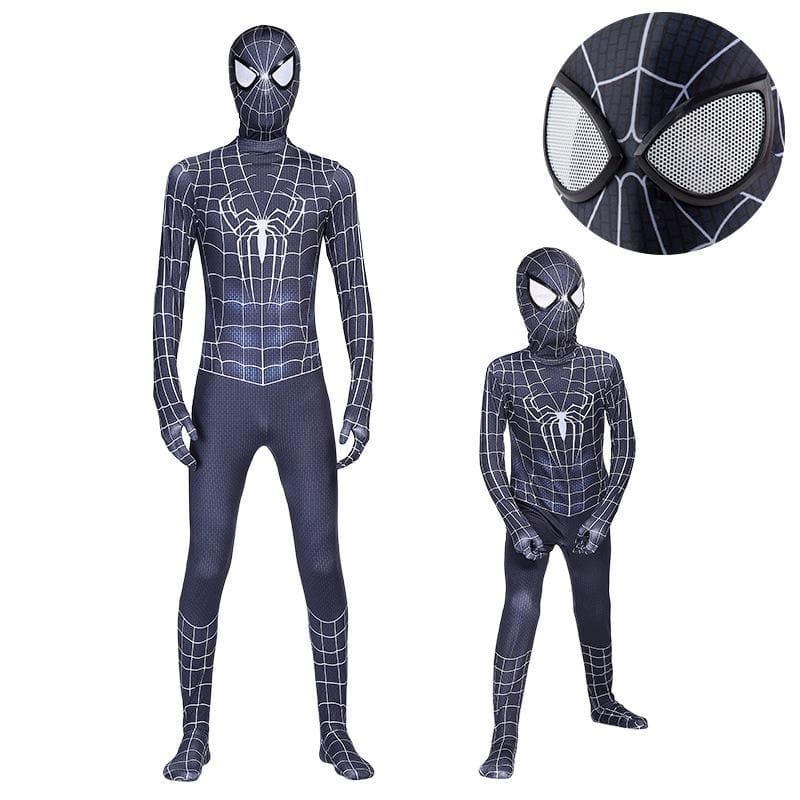 Spider-Man 3 Eddie Brock Venom Suit Costume for Boys and Men