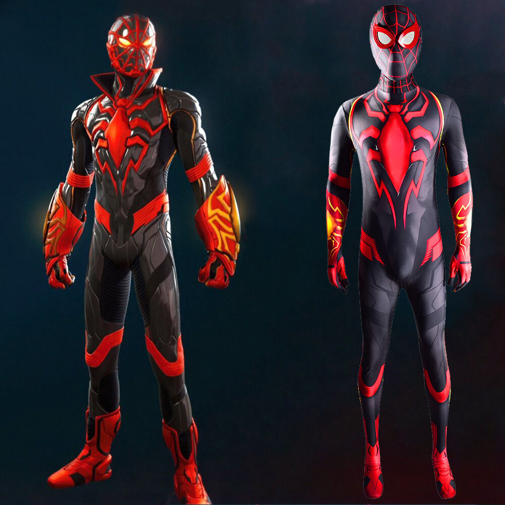 Spider-Man: Miles Morales Strike Suit Kamen Rider Costume Adult Kids