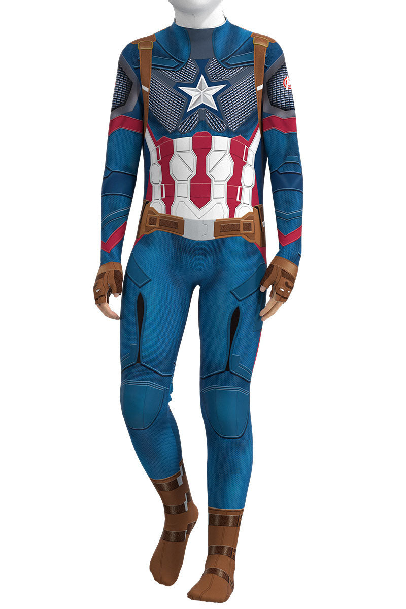 Captain America Costume For Adult And Kids
